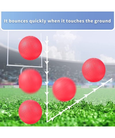 Pack of 2 Rubber Balls 5 Inch Playground Balls for Kids Outdoor Bouncy Ball Set Red Blue Dodgeball Balls Inflatable Handball ...