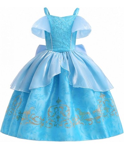 Girls Cinderella Princess Birthday Dress Halloween Costume Pageant Christmas Party Ball Gown w/Accessories Set $60.58 Kids' C...