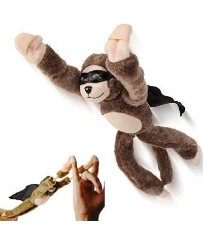 ixaer Flying Screaming Monkey Flingshot Novelty Flingshot Monkey Slingshot Flying Stuffed Screaming Monkey Plush Doll Toy Xma...