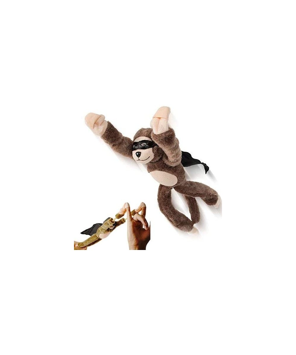 ixaer Flying Screaming Monkey Flingshot Novelty Flingshot Monkey Slingshot Flying Stuffed Screaming Monkey Plush Doll Toy Xma...