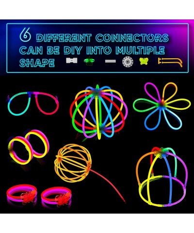 166 Pcs Glow In The Dark Party Supplies - 50 Glow Sticks 35 Finger Lights 15 LED Glasses - Light Up Party Favors for Birthday...