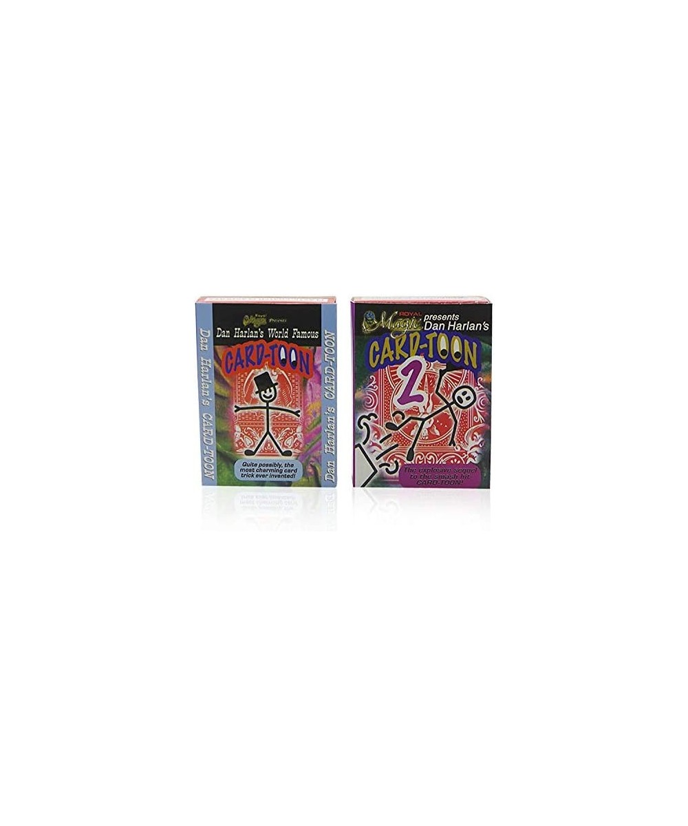 Card-Toon 1 and 2 Card Magic Tricks Animation CardToon Deck Magic Close up Illusions Gimmick Mentalism Playing Card Magic $27...