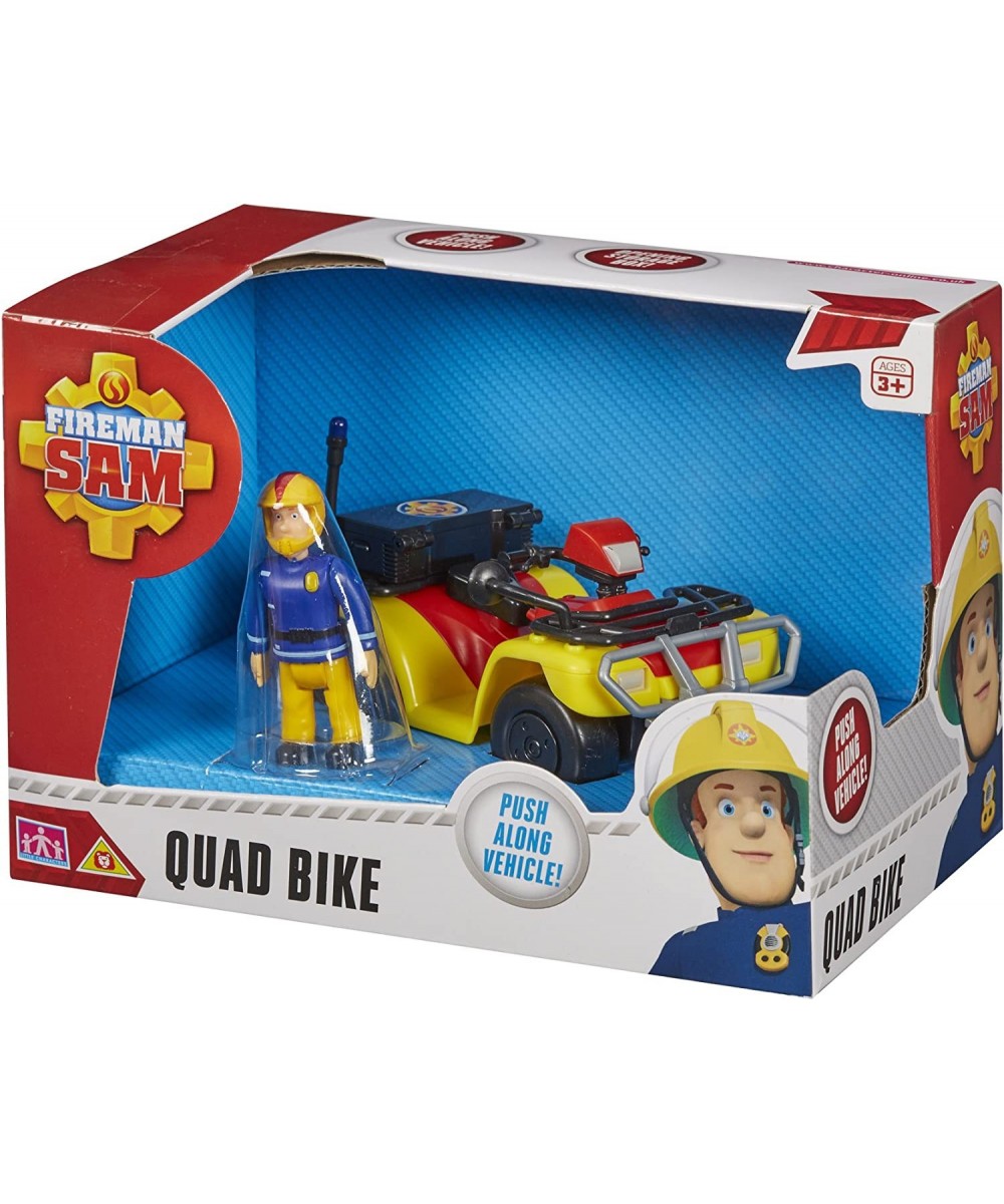 Fireman Sam Quad Bike Vehicle Push Along Vehicle Scaled Play Imaginative Play Preschool Toys $48.09 Toy Vehicle Playsets