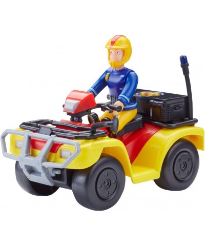 Fireman Sam Quad Bike Vehicle Push Along Vehicle Scaled Play Imaginative Play Preschool Toys $48.09 Toy Vehicle Playsets