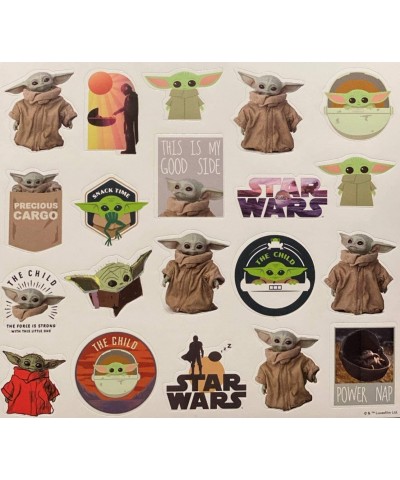 Star Wars - The Mandalorian - Baby Yoda Multi Color $12.12 Kids' Stickers