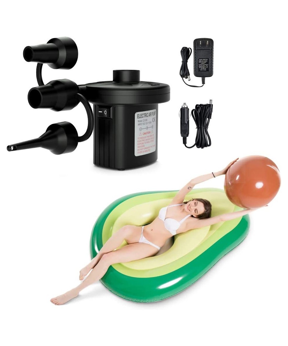 Inflatable Avocado Pool Float Floatie and Electric Air Pump for Inflatables $59.52 Swimming Pool & Outdoor Water Toys