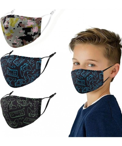 Reusable Masks Kids Face Mask Adjustable Maskes Cute Facemask Boys Girls Kid Childrens Breathable Cloth Children Facemasks Ch...