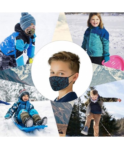 Reusable Masks Kids Face Mask Adjustable Maskes Cute Facemask Boys Girls Kid Childrens Breathable Cloth Children Facemasks Ch...