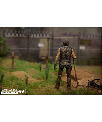 The Walking Dead TV Series 9 Muddy Grave Digger Daryl Dixon Action Figure $50.38 Action Figures