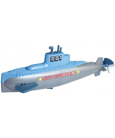 Windup Submarine Bath Toy Clockwork Pigboat Floating Toy SUB Tub Toy Swimming Bathtub Toy Water Toy Fish Tank Toy Submarine M...