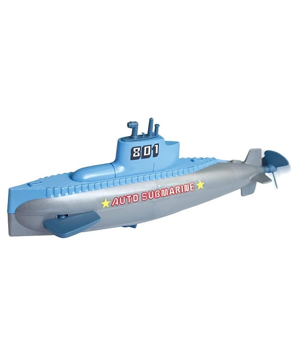 Windup Submarine Bath Toy Clockwork Pigboat Floating Toy SUB Tub Toy Swimming Bathtub Toy Water Toy Fish Tank Toy Submarine M...