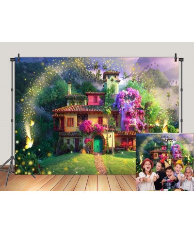 Magic Movie Backdrop Magical Floral House Butterfly Background for Kids Family Birthday Party Supplies Decorations Movie Post...