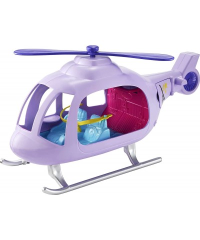 Vacation Helicopter Playset with 3-in Lila Doll Helicopter Extra Fashions Luggage Backpack Tablet 2 Water Bottles Binoculars ...