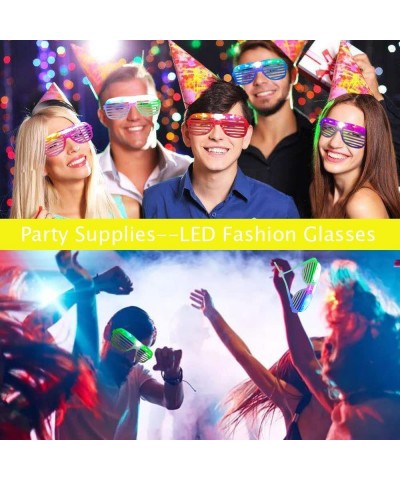 30 Pcs LED Glasses 6 Colors Glow In The Dark Light Up Glasses Party Favors for Kids and Adults Glow Neon Party Supplies Light...